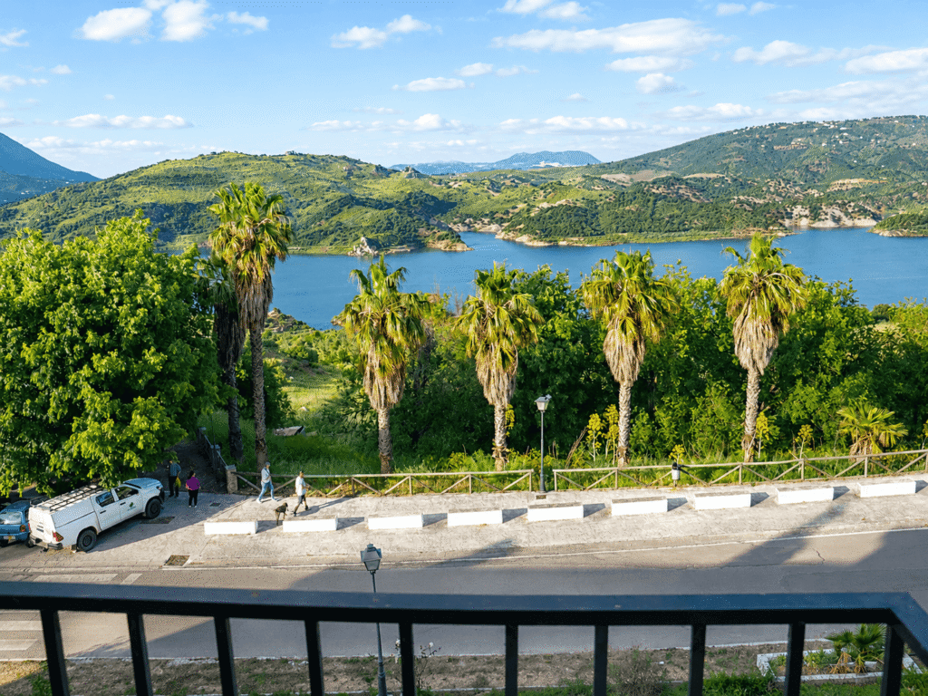 Views from the apartment balcony