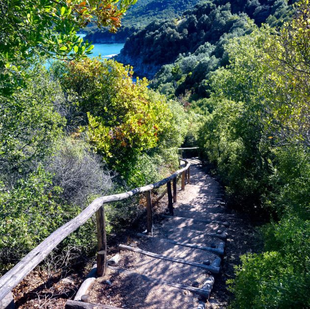 Hiking routes in the mountains